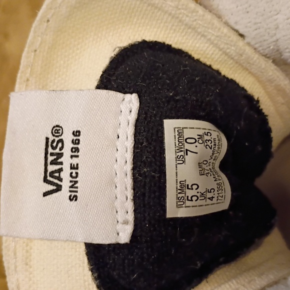 VANS Sk8-Hi Platform  Cream Floral Embroidery High-Top Women's 7.0 Men's 5.0 - Picture 11 of 12